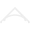 Ekena Millwork Pitch Legacy Architectural Grade PVC Gable Pediment, 48"W x 24"H x 1"P (12/12) GPP048X024X100LEG - alternate 3